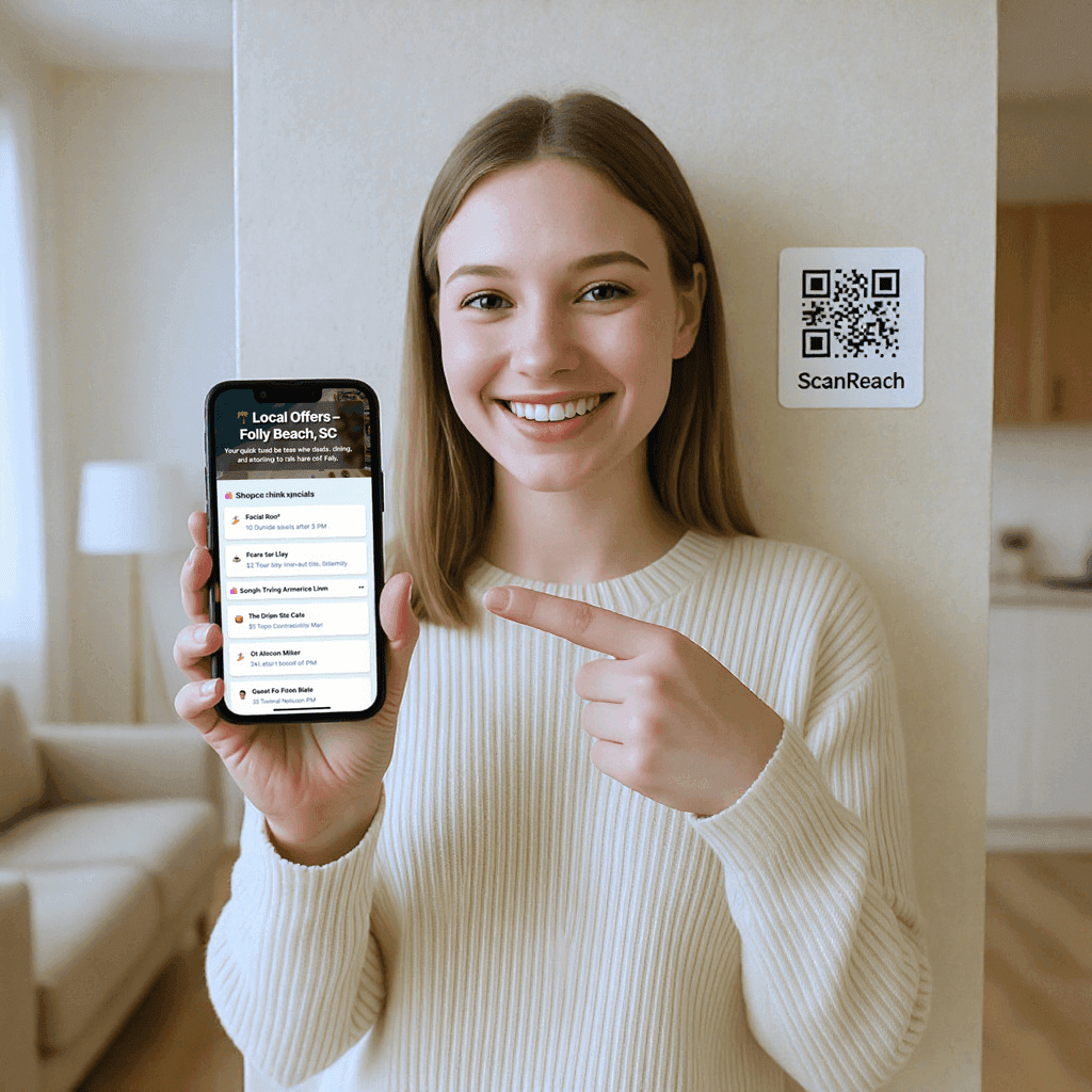 Person using ScanReach